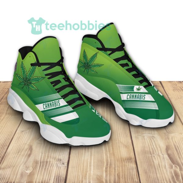 green cannabis weed air jordan 13 sneaker shoes 2 Yf5K5 600x600px Green Cannabis Weed Air Jordan 13 Sneaker Shoes