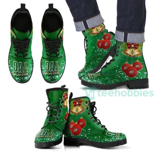 green dallas stars leather boots shoes 1 0AZ5A 600x600px Green Dallas Stars Leather Boots Shoes