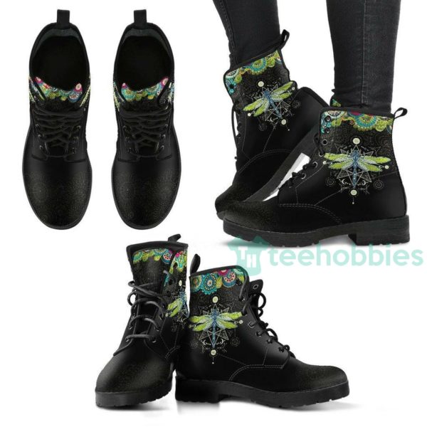 green dragonfly handcrafted leather boots shoes 1 5kiiR 600x600px Green Dragonfly Handcrafted Leather Boots Shoes