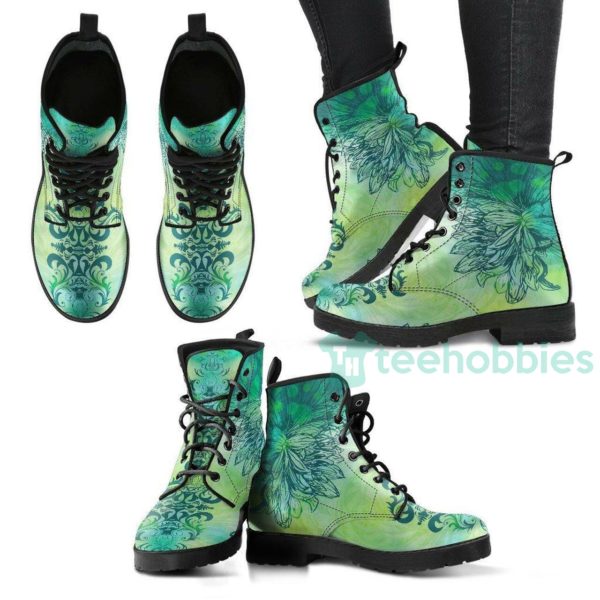 green lotus leather boots shoes 1 Uu73S 600x600px Green Lotus Leather Boots Shoes