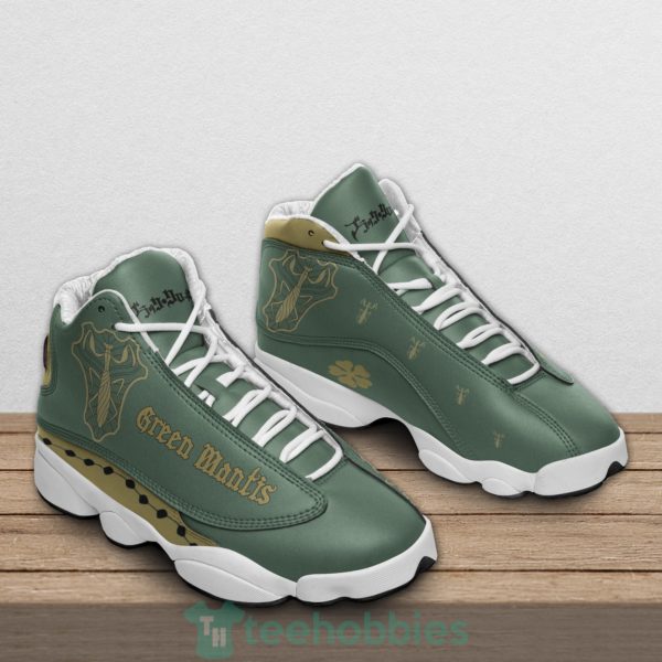 green mantis custom black clover anime air jordan 13 shoes 2 r8AHb 600x600px Green Mantis Custom Black Clover Anime Air Jordan 13 Shoes