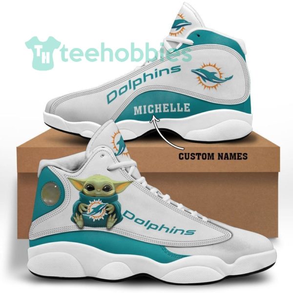 grogu baby yoda miami dolphins custom name air jordan 13 unisex shoes 1 ycXDK 600x600px Grogu Baby Yoda Miami Dolphins Custom Name Air Jordan 13 Unisex Shoes