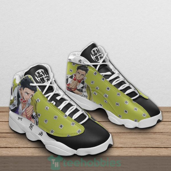 gyomei himejima custom kny anime air jordan 13 shoes 2 uvviU 600x600px Gyomei Himejima Custom KNY Anime Air Jordan 13 Shoes