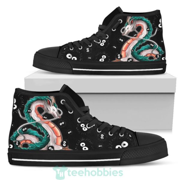 haku spirited away ghibli high top shoes fan gift 1 YirAO 600x600px Haku Spirited Away Ghibli High Top Shoes Fan Gift