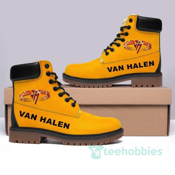 halen rock band leather boots men women shoes 1 FIA3j 600x600px Halen Rock Band Leather Boots Men Women Shoes