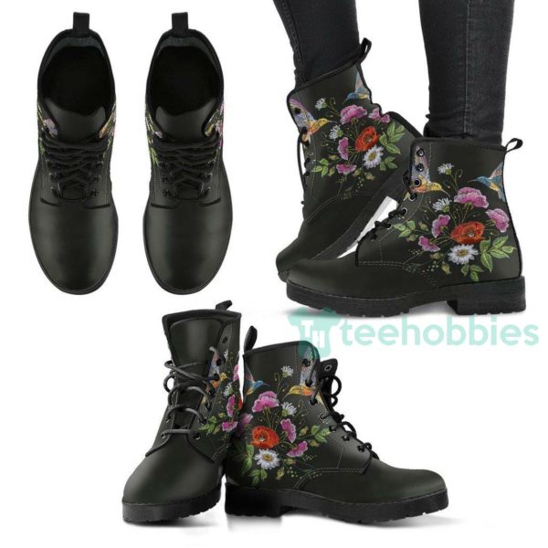 handcrafted artistic humming bird leather boots womans shoes 1 zuT5N 600x600px Handcrafted Artistic Humming Bird Leather Boots Woman'S Shoes