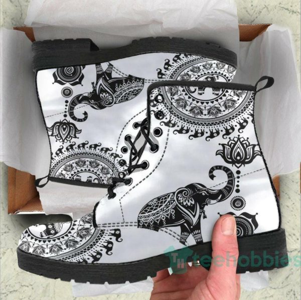 handcrafted elephant leather boots shoes 1 dCHUk 600x598px Handcrafted Elephant Leather Boots Shoes