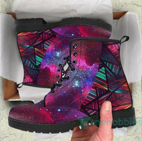 handcrafted galaxy aztec leather boots shoes 1 y7GYJ 600x598px Handcrafted Galaxy Aztec Leather Boots Shoes