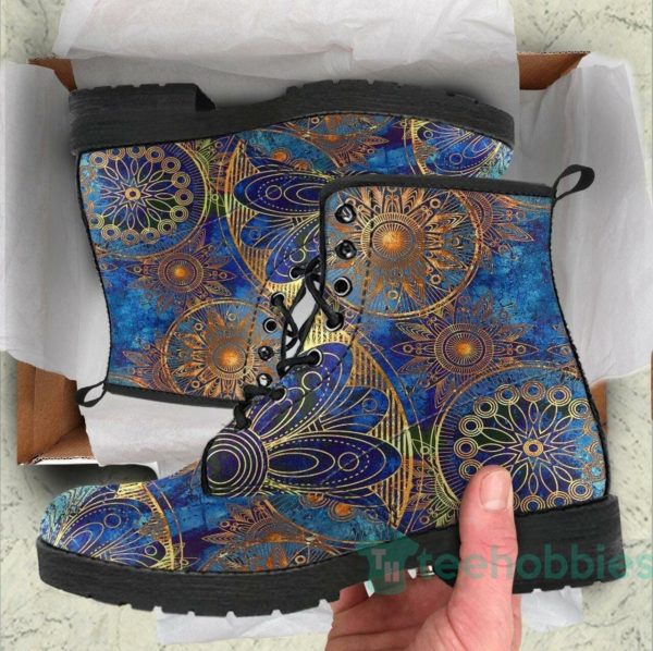 handcrafted gold ornament leather boots shoes 1 pH5cO 600x598px Handcrafted Gold Ornament Leather Boots Shoes