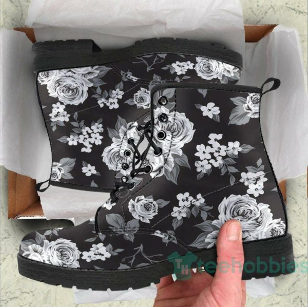 handcrafted roses leather boots shoes 1 Np5vP 600x598px Handcrafted Roses Leather Boots Shoes