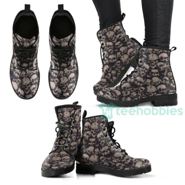 handcrafted skull leather boots i shoes 1 zGJTS 600x600px Handcrafted Skull Leather Boots I Shoes