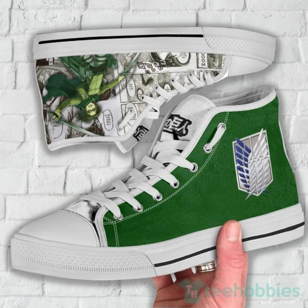 hange zoe high top canvas shoes custom attack on titan 3 QaNvF 600x600px Hange Zoe High Top Canvas Shoes Custom Attack on Titan
