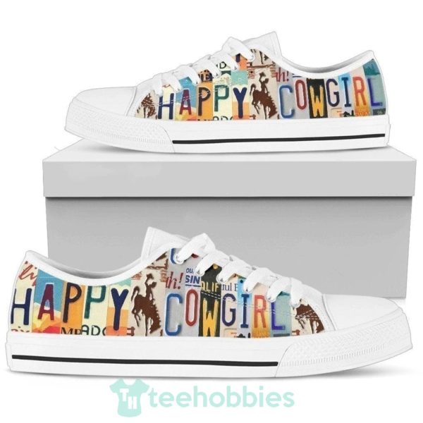 happy cowgirl low top shoes 2 LQSbL 600x600px Happy Cowgirl Low Top Shoes