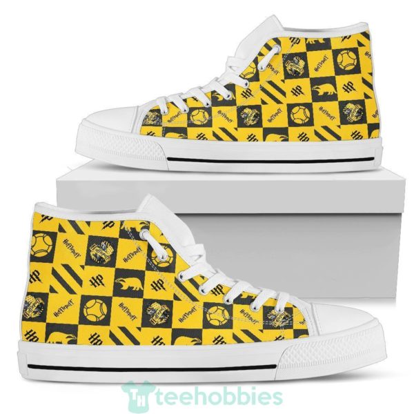 harry potter hufflepuff shoes high top custom pattern movies 1 hDAqd 600x600px Harry Potter Hufflepuff Shoes High Top Custom Pattern Movies