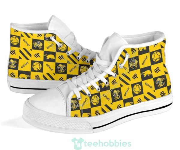 harry potter hufflepuff shoes high top custom pattern movies 4 diblW 600x500px Harry Potter Hufflepuff Shoes High Top Custom Pattern Movies