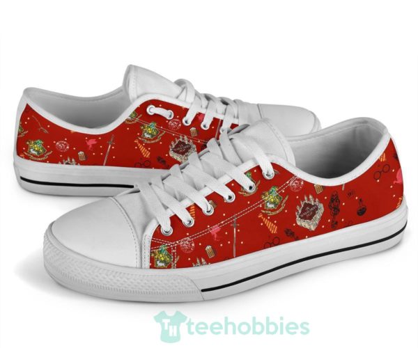 harry potter red custom symbol low top shoes 5 jV8Bo 600x500px Harry Potter Red Custom Symbol Low Top Shoes
