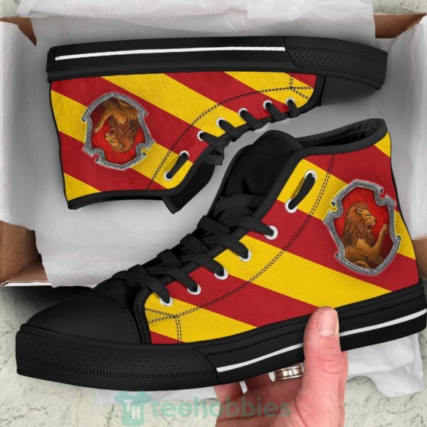 harry potter shoes gryffindor house high top shoes movie 2 2Yh2J 600x600px Harry Potter Shoes Gryffindor House High Top Shoes Movie
