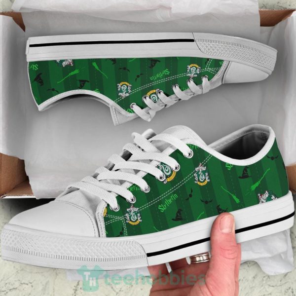 harry potter slytherin shoes low top shoes 2 ArNGm 600x600px Harry Potter Slytherin Shoes Low Top Shoes