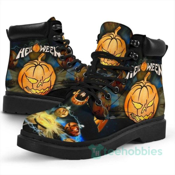 helloween rock band leather boots men women shoes 1 IuHAW 600x600px Helloween Rock Band Leather Boots Men Women Shoes