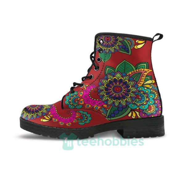 henna flowers leather boots shoes 1 HMglw 600x600px Henna Flowers Leather Boots Shoes