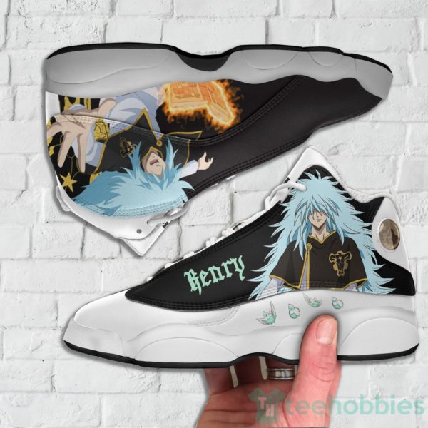 henry legolant custom black clover anime air jordan 13 shoes 3 2tH3o 600x600px Henry Legolant Custom Black Clover Anime Air Jordan 13 Shoes