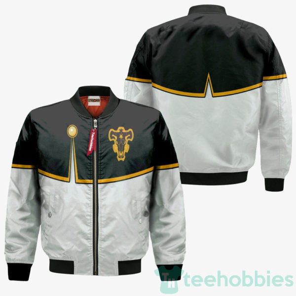 henry legolant custom black clover cosplay bomber jacket 3 EgYm3 600x600px Henry Legolant Custom Black Clover Cosplay Bomber Jacket
