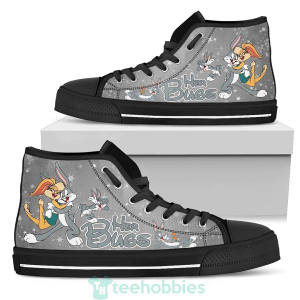 her bugs his lola couple bunny high top shoes 2 9evDL 600x600px Her Bugs His Lola Couple Bunny High Top Shoes