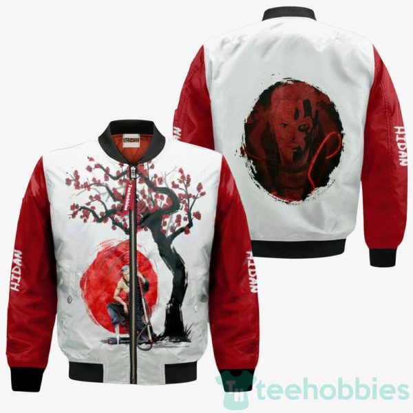 hidan akatsuki custom ninja under the sun cosplay bomber jacket 3 aBt6g 600x600px Hidan Akatsuki custom Ninja Under The Sun Cosplay Bomber Jacket