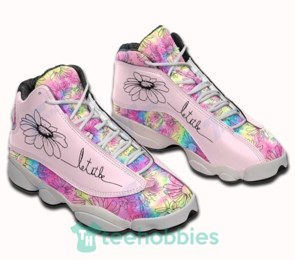 hippie flower let it be air jordan 13 sneaker shoes 1 vhBaq 600x529px Hippie Flower Let It Be Air Jordan 13 Sneaker Shoes