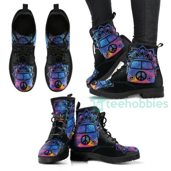 hippie peace handcrafted leather boots shoes 1 mdviE 600x600px Hippie Peace Handcrafted Leather Boots Shoes