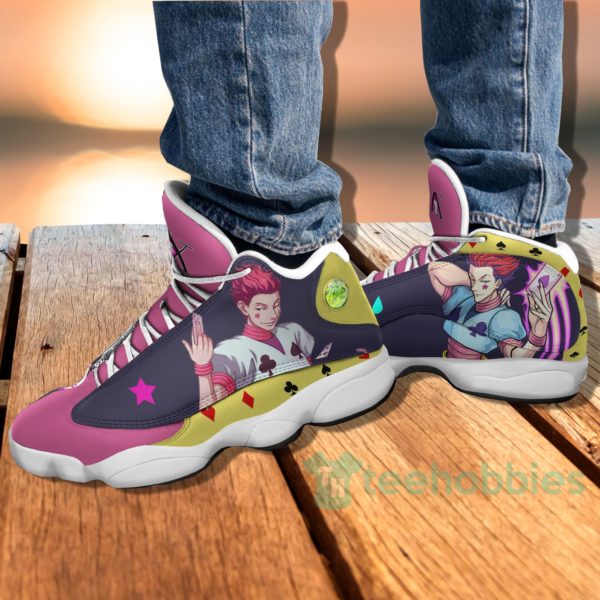 hisoka morow custom hunter anime air jordan 13 shoes 4 eojSi 600x600px Hisoka Morow Custom Hunter Anime Air Jordan 13 Shoes