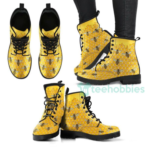 honeycomb bee leather boots worldwide shoes 1 FFRj7 600x600px Honeycomb Bee Leather Boots Worldwide Shoes