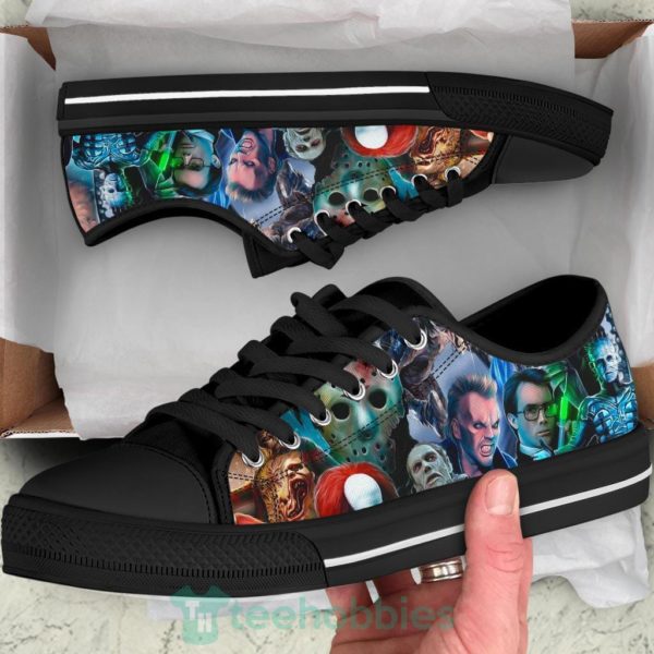 horror characters low top shoes custom horror movies for fans 2 XAp6j 600x600px Horror Characters Low Top Shoes Custom Horror Movies For Fans
