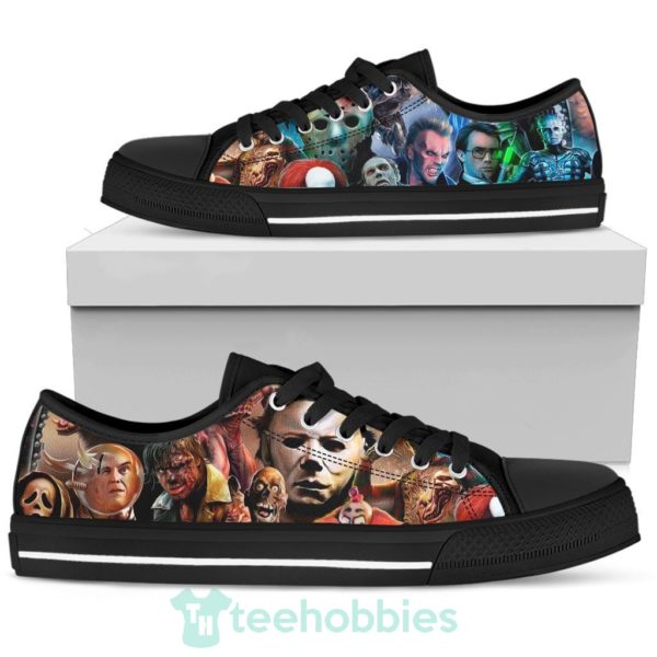 horror characters low top shoes custom horror movies for fans 3 bd9gD 600x600px Horror Characters Low Top Shoes Custom Horror Movies For Fans