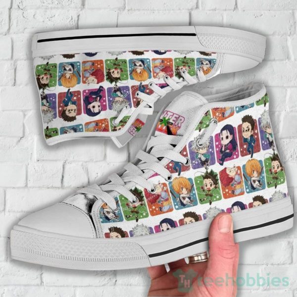 hunter x hunter high top canvas shoes custom cute chibi face 3 gS9GM 600x600px Hunter x Hunter High Top Canvas Shoes Custom Cute Chibi Face