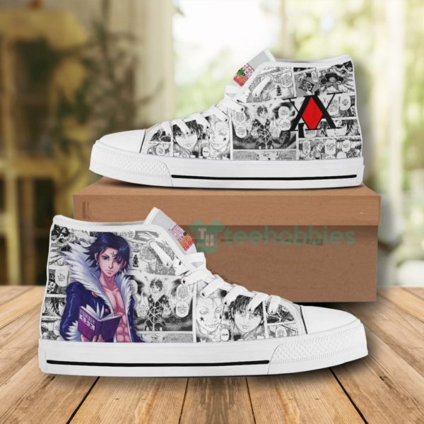 hunter x hunter shoes anime high tops custom chrollo lucilfer 1 9pXF9 600x600px Hunter x Hunter Shoes Anime High Tops Custom Chrollo Lucilfer