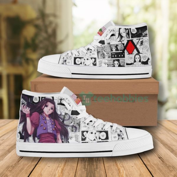 hunter x hunter shoes anime high tops custom illumi zoldyck 1 AVKVY 600x600px Hunter x Hunter Shoes Anime High Tops Custom Illumi Zoldyck