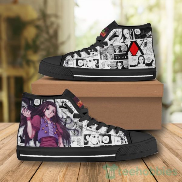 hunter x hunter shoes anime high tops custom illumi zoldyck 2 A6jnd 600x600px Hunter x Hunter Shoes Anime High Tops Custom Illumi Zoldyck