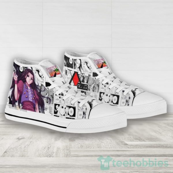 hunter x hunter shoes anime high tops custom illumi zoldyck 4 QMurN 600x600px Hunter x Hunter Shoes Anime High Tops Custom Illumi Zoldyck