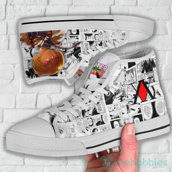 hunter x hunter shoes anime high tops custom kurapika 3 iXWYQ 600x600px Hunter x Hunter Shoes Anime High Tops Custom Kurapika