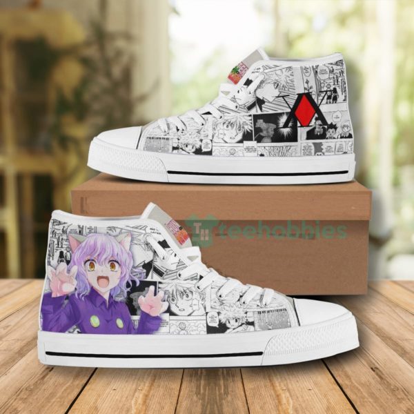 hunter x hunter shoes anime high tops custom neferpitou 1 0ty4e 600x600px Hunter x Hunter Shoes Anime High Tops Custom Neferpitou