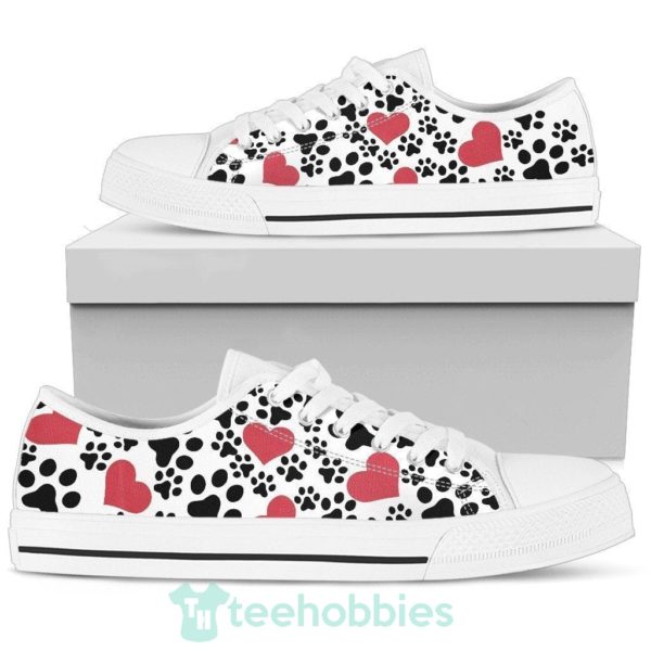 i love dog paws sneakers low top shoes 1 sncLZ 600x600px I Love Dog Paws Sneakers Low Top Shoes