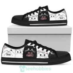 im so purrfect cat sneakers low top shoes for cat lover 2 1jzsm 247x247px I'm So Purrfect Cat Sneakers Low Top Shoes For Cat Lover