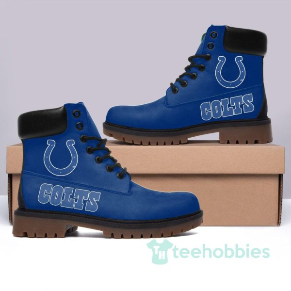indianapolis colts football leather boots men women 1 TrVbS 600x600px Indianapolis Colts Football Leather Boots Men Women
