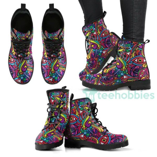 infected mushroom leather boots shoes 1 JGqOX 600x600px Infected Mushroom Leather Boots Shoes