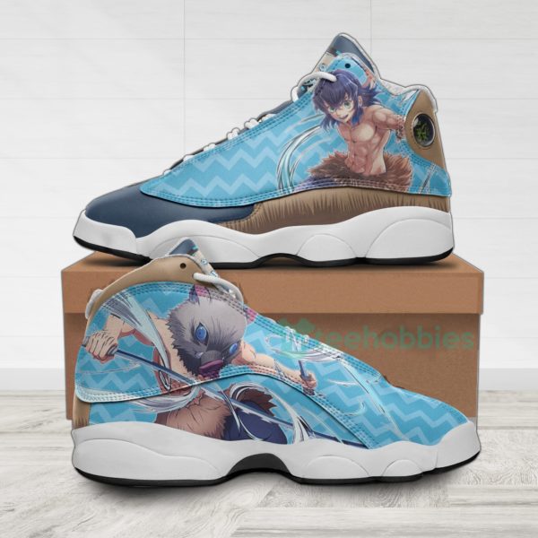 inosuke hashibira custom kny anime air jordan 13 shoes 1 6iKdu 600x600px Inosuke Hashibira Custom KNY Anime Air Jordan 13 Shoes