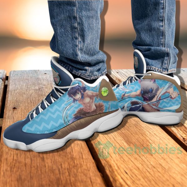 inosuke hashibira custom kny anime air jordan 13 shoes 4 HHbHs 600x600px Inosuke Hashibira Custom KNY Anime Air Jordan 13 Shoes