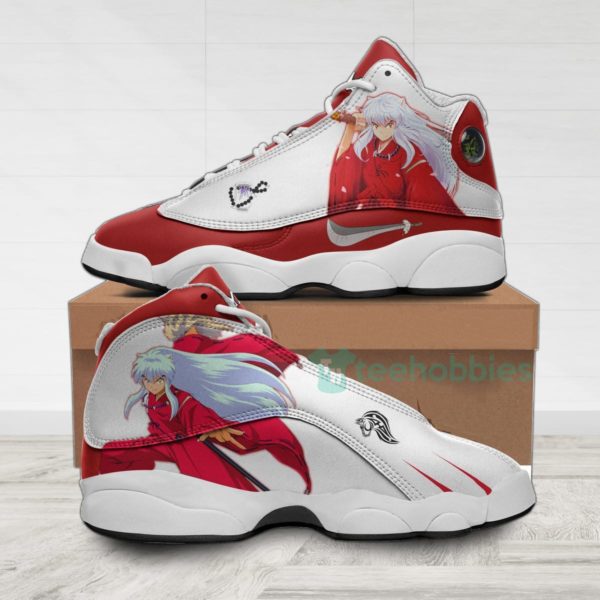 inuyasha custom anime air jordan 13 shoes 1 IW6rm 600x600px InuYasha Custom Anime Air Jordan 13 Shoes