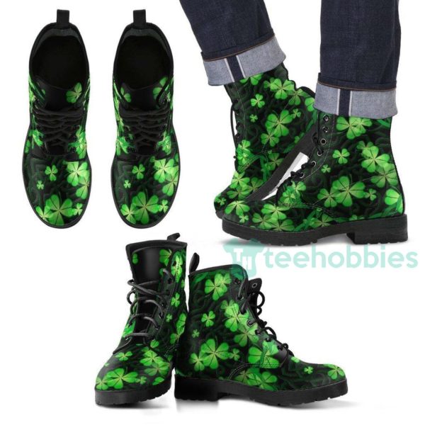 ireland celtic shamrock leather boots shoes 1 DLKTf 600x600px Ireland Celtic Shamrock Leather Boots Shoes