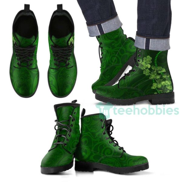 ireland shamrock leather boots shoes 1 XXH9v 600x600px Ireland Shamrock Leather Boots Shoes
